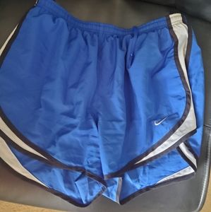 Blue Nike shorts